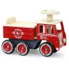 Outlet Vilac Ride On Firetruck Ride On Cars | Wooden Push And Pull Along Toys
