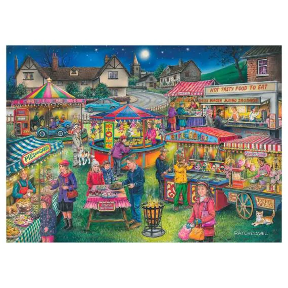 village_fayre_big__puzzle_0.webp Sale Village Fayre BIG 500 Puzzle Children's Wooden Puzzles