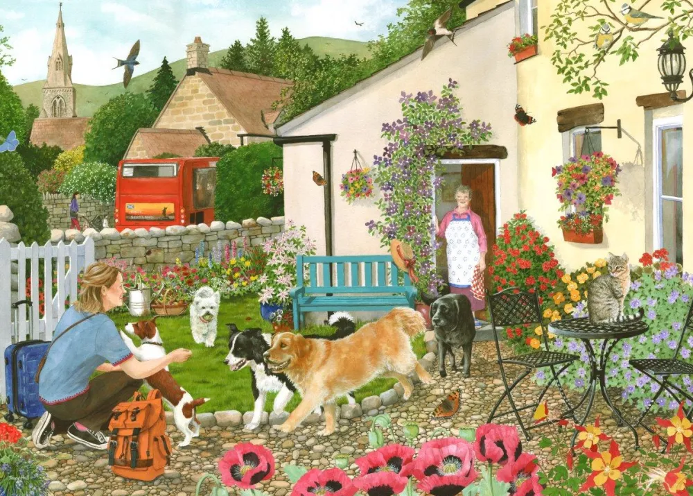 welcoming_committee__big__0.webp Clearance Welcoming Committee – BIG 500 Piece Jigsaw Puzzle Children's Wooden Puzzles