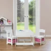 Sale White Table and Chairs with Storage Bins Kids Kid’s Furniture