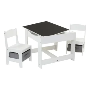 Sale White Table and Chairs with Storage Bins Kids Kid’s Furniture