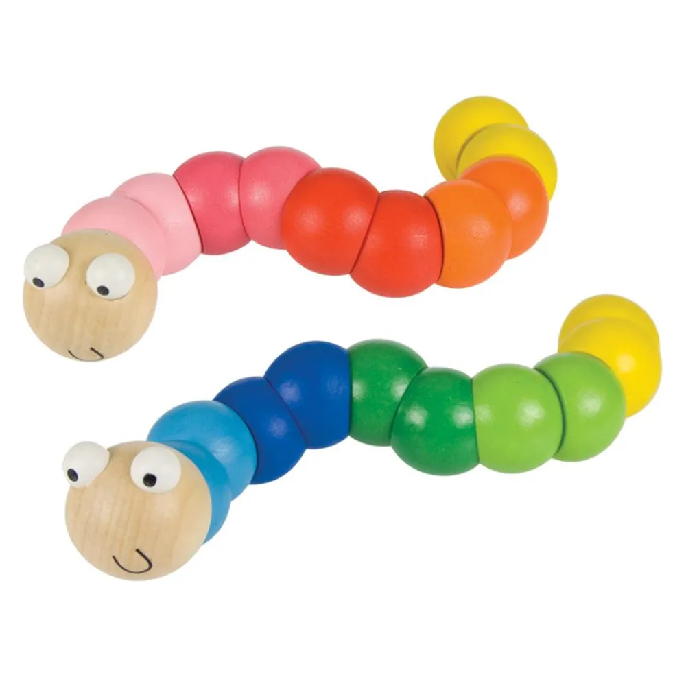 wiggly_worm_pack_of__0.webp Best Wiggly Worm (Pack of 2) Wooden Farm Sets & Animal Toys