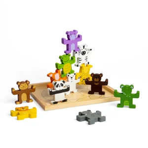 Outlet Wild Animal Stacker Wooden Puzzles And Activity Toys | Traditional Wooden Toys