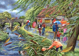 Hot Wind at the Willows – 1000 Piece Jigsaw Puzzle Children's Wooden Puzzles