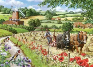 Clearance Windmill Lane – BIG 500 Piece Jigsaw Puzzle Children's Wooden Puzzles
