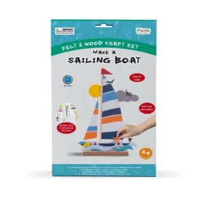 Best Wood & Felt Craft Kit – Make a Sailing Boat Kids Arts And Crafts Sets For Kids