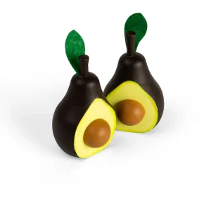 Discount Wooden Avocados (2 Pack) Play Shop Cook And Share | Wooden Toy Food Sets