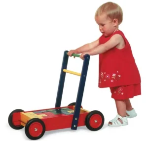 New Wooden Baby Walker with Alphabet Blocks from Traditional Wooden Toys | Baby Walkers