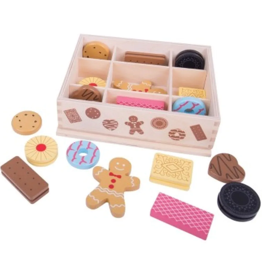 wooden_box_of_biscuits_0.webp Hot Wooden Box of Biscuits Wooden Toy Food Sets