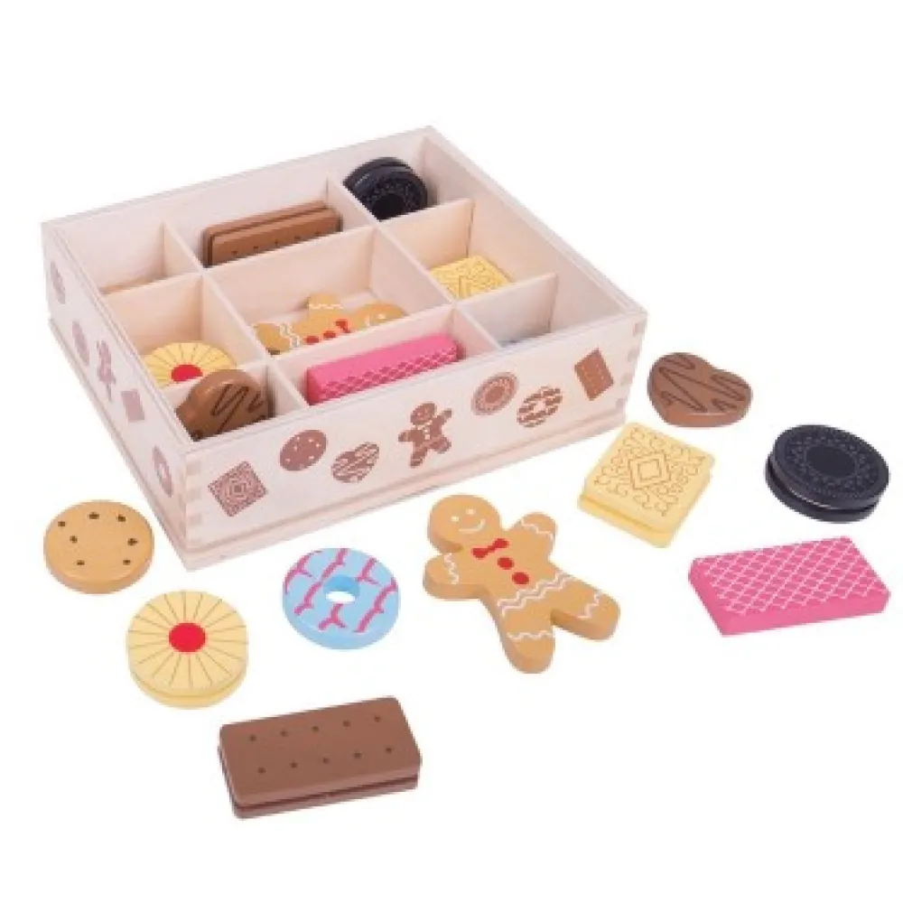 wooden_box_of_biscuits_2.webp Hot Wooden Box of Biscuits Wooden Toy Food Sets