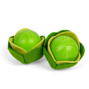 New Wooden Cabbages (2 Pack) Play Shop Cook And Share | Wooden Toy Food Sets