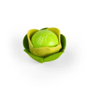 New Wooden Cabbages (2 Pack) Play Shop Cook And Share | Wooden Toy Food Sets