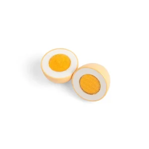 Clearance Wooden Hard Boiled Egg (2 Pack) Play Shop Cook And Share | Wooden Toy Food Sets