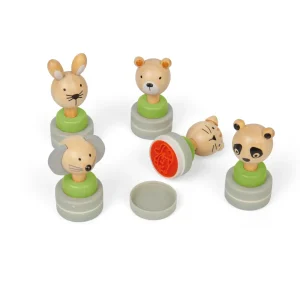 Clearance Wooden Ink Stampers (5 Pack) Kids Gifts For 5 Yr Olds | Gifts For 3 Year Olds