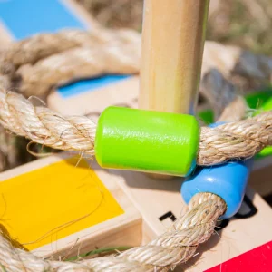 Clearance Wooden Quoits Traditional Wooden Games