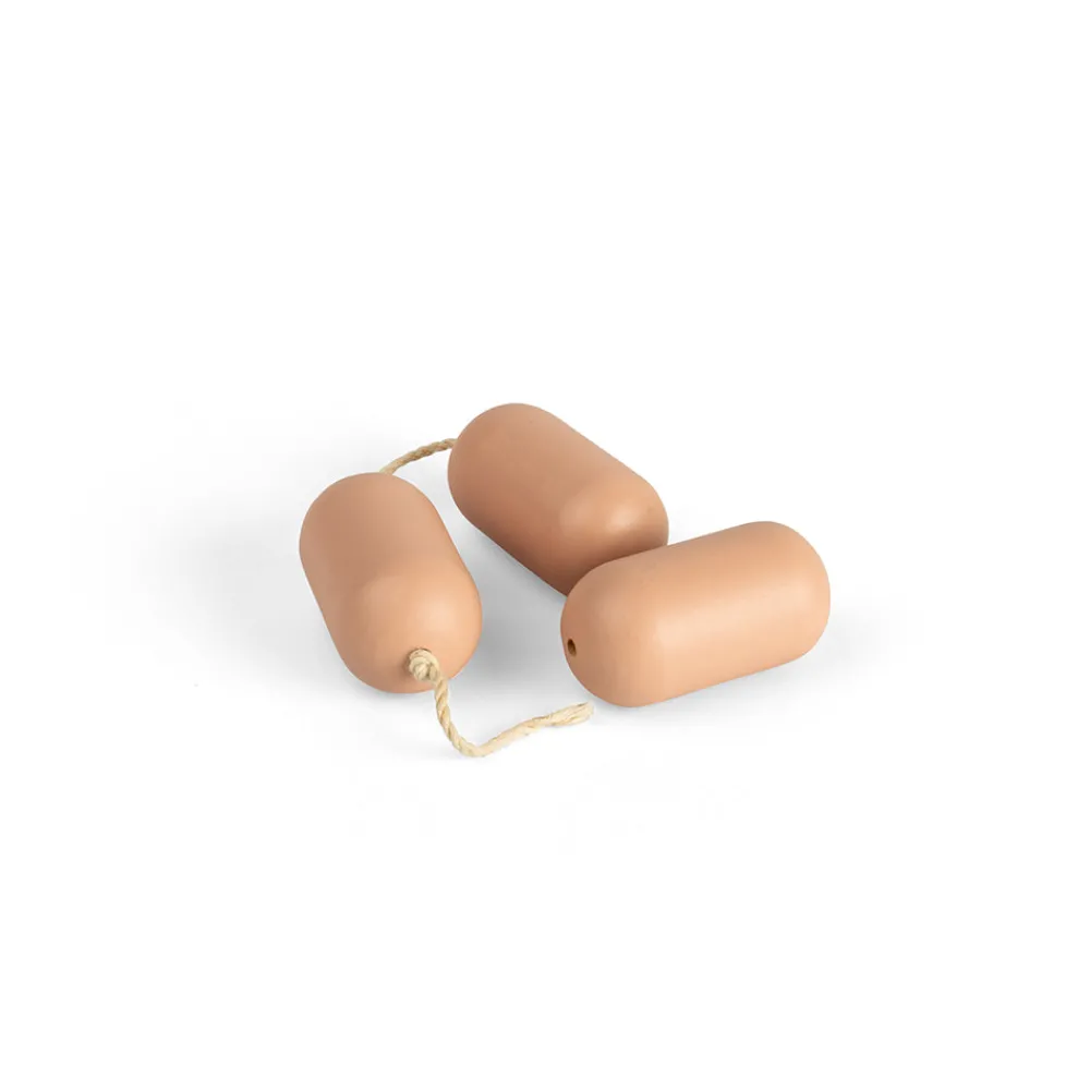 wooden_sausages__pack_1.webp Clearance Wooden Sausages (2 Pack) Play Shop Cook And Share | Wooden Toy Food Sets