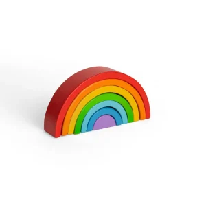 Best Wooden Stacking Rainbow – Small Wooden Puzzles And Activity Toys | Montessori Toys