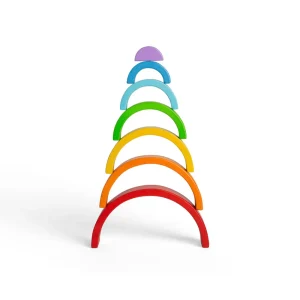 Best Wooden Stacking Rainbow – Small Wooden Puzzles And Activity Toys | Montessori Toys
